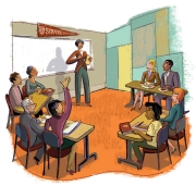 Groff-Strayer-teaching-classroom