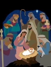 Manger scene