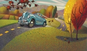 car-countryside-warped